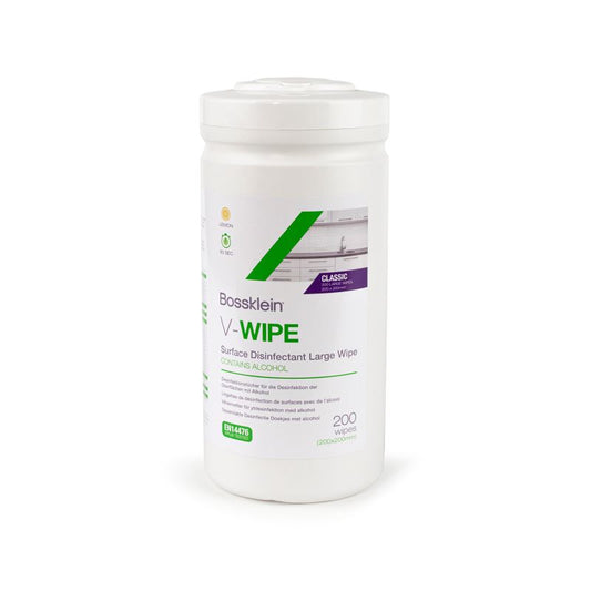 Bossklein V-Wipes Alcohol Lemon - Tub 200